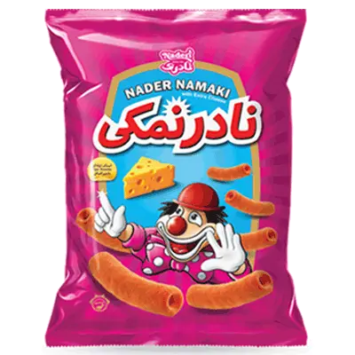 اسنک ذرت نادر نمکی لوله ای